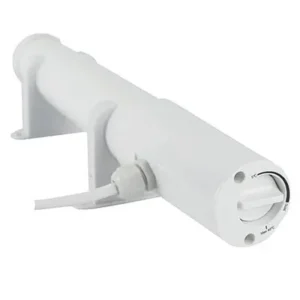 The Greenbrook 4ft Instant Start Thermostatic Tubular Heater with re-Settable Thermal Trip is equipped with a thermostat for unparalleled temperature control.